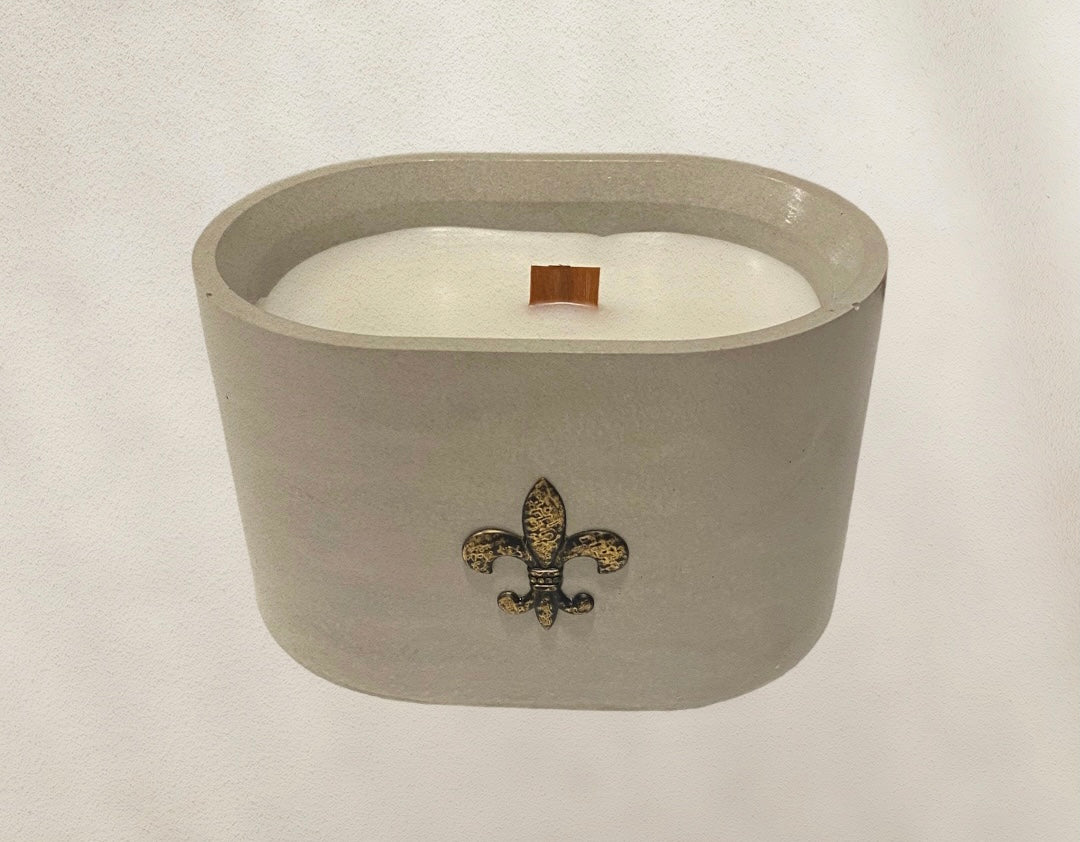 JoMar Collection-Concrete Candle Large